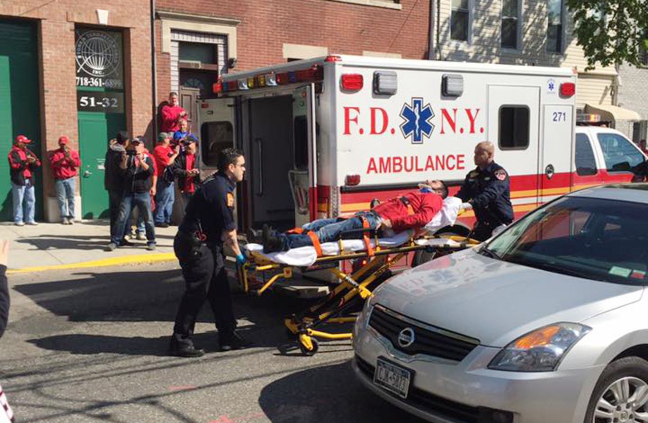 Image for Verizon striker run down as New York cops protect scabs [telecom] 