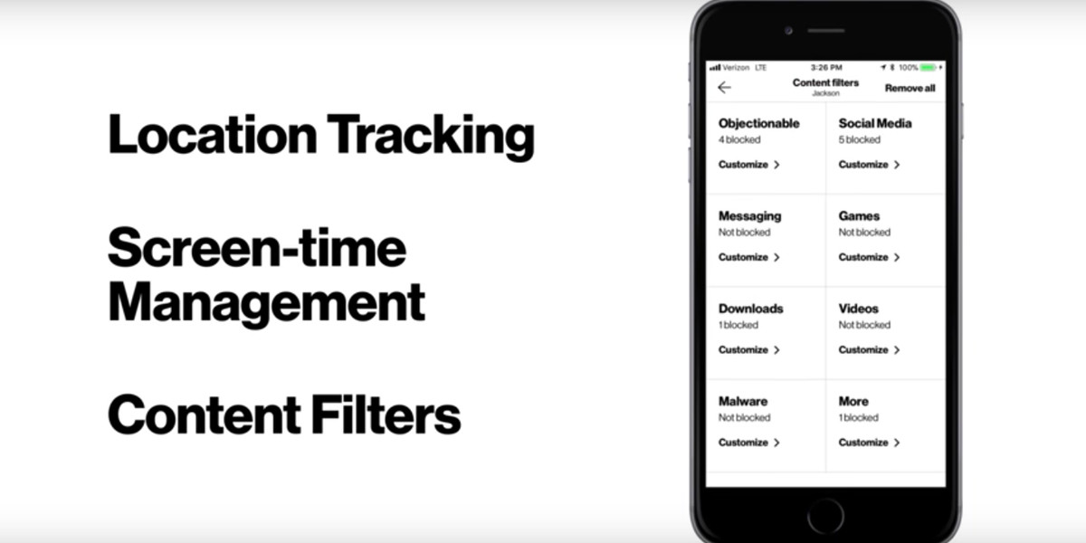 Image for Verizon's new parental control app lets parents track their kids' locations [telecom] 