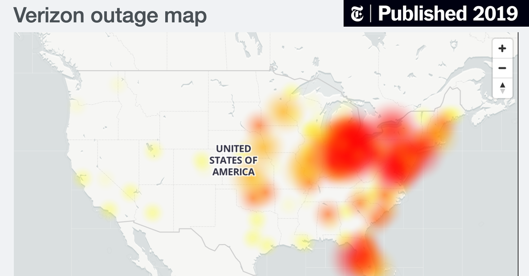 Image for Verizon Outages Reported Nationwide [telecom] 