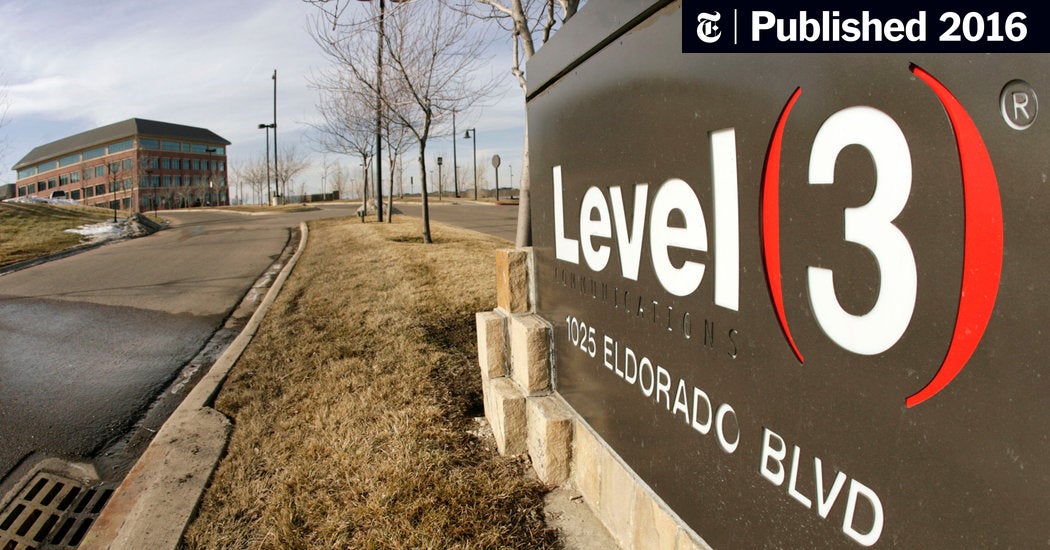 Image for CenturyLink, a Network Provider, to Acquire Level 3, a Rival [telecom] 