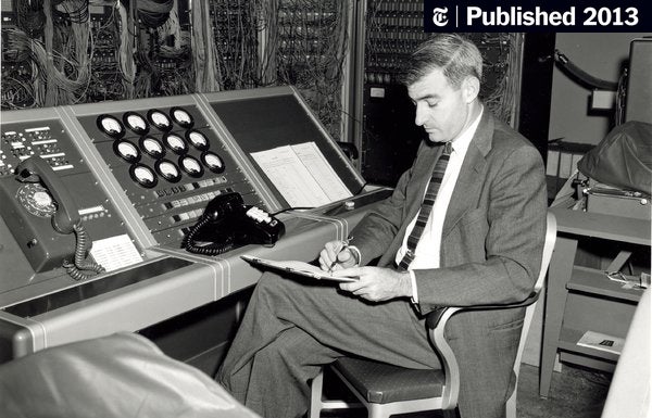 Image for John E Karlin, who led the way to all-digit dialing dies at 94 [telecom] 