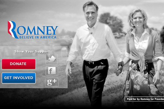Image for [telecom]  Romney's Ads Go Mobile 