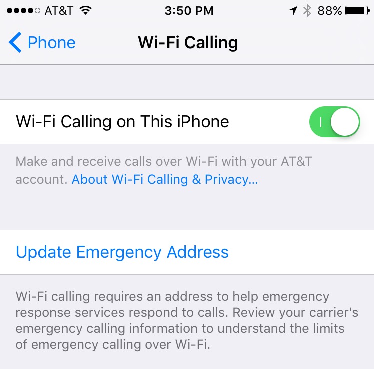 Image for AT&T Turns On WiFi Calling [telecom] 