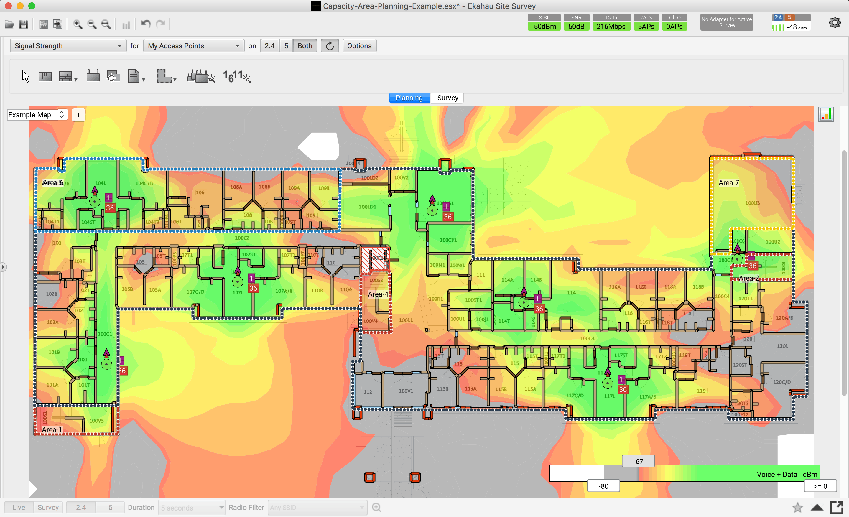 Image for Ekahau HeatMapper - WiFi site survey