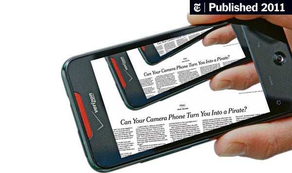 Image for Can Your Camera Phone Turn You Into a Pirate?