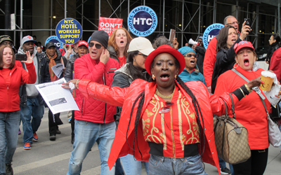 Image for The Verizon Strike: 'This Is One of the Last Big Fights'  [telecom] 