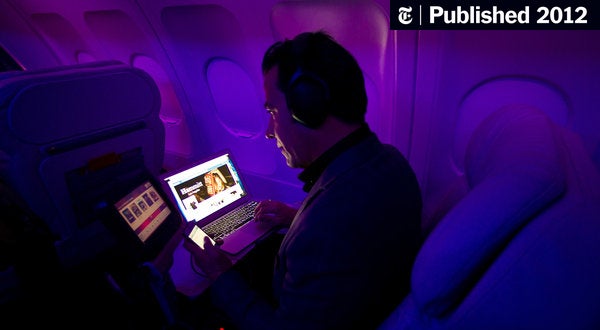 Image for [telecom]  Wi-Fi, Once a Nicety, Is Now a Need for Some Air Passengers 
