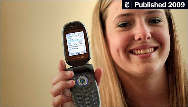 Image for Texting May Be Taking a Toll [Telecom]