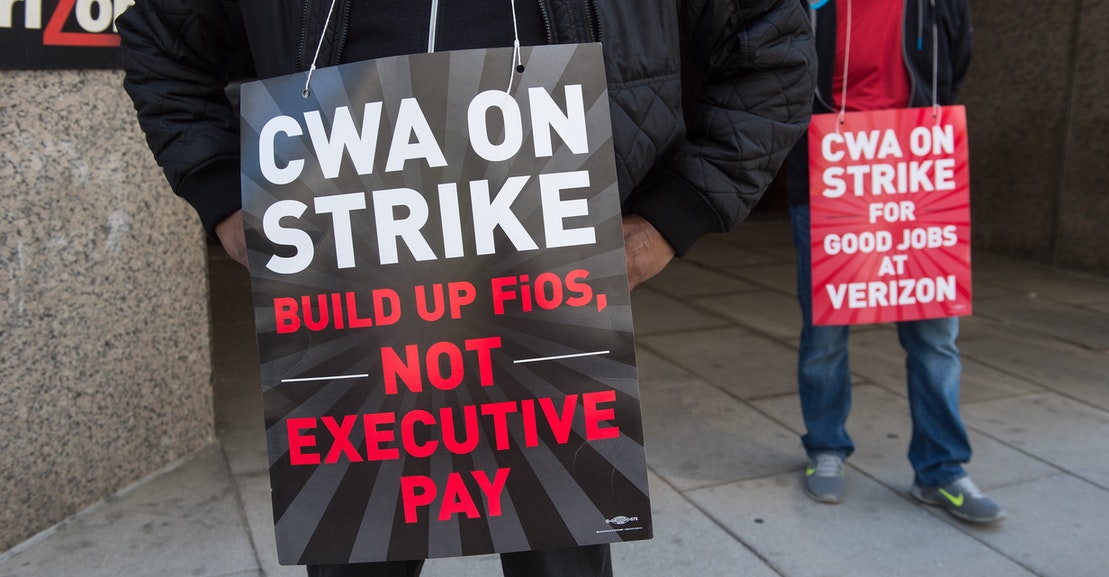 Image for The Verizon Strike Signals a Larger Economic Battle [telecom] 