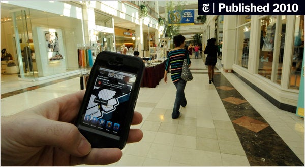 Image for Finding Your Way Through the Mall or the Airport, With a Cellphone Map [telecom]
