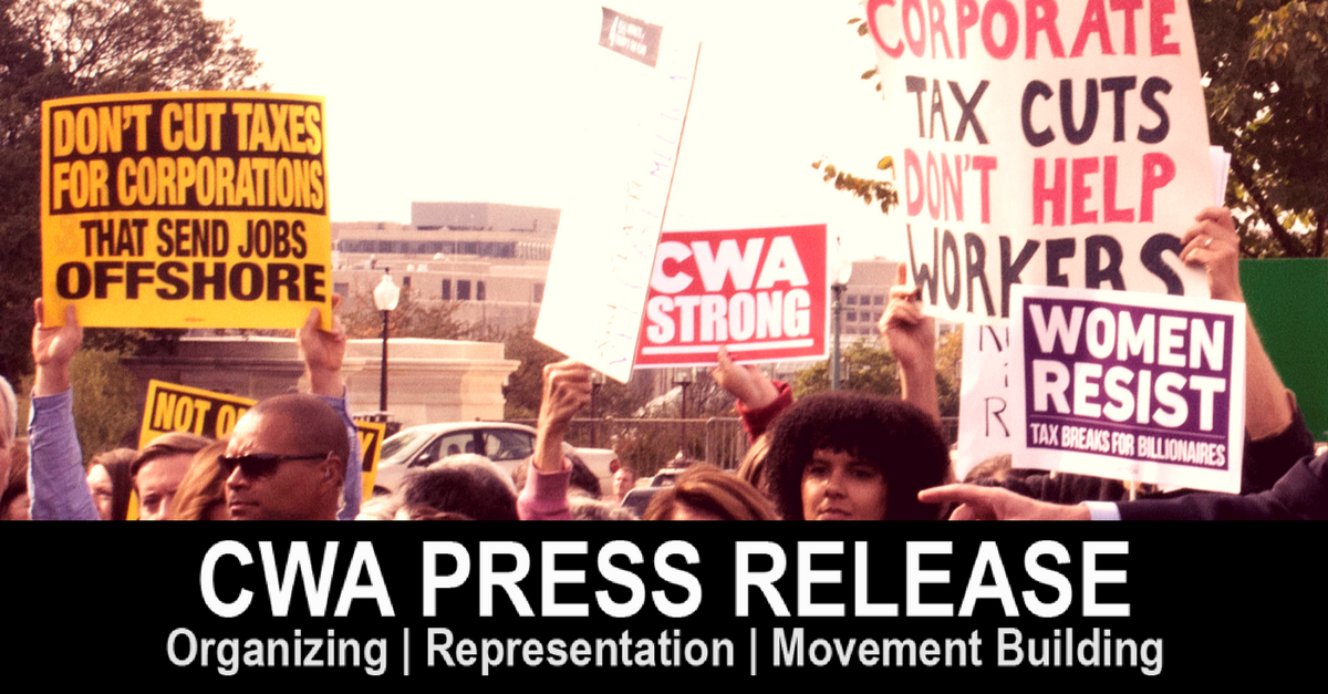 Image for As AT&T Releases Q4 Earnings, CWA Denounces Ongoing Layoffs, Slashing of 11,000+ Jobs Since Tax Cut [telecom] 