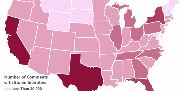 Image for Two million people were impersonated in net neutrality comments [telecom] 