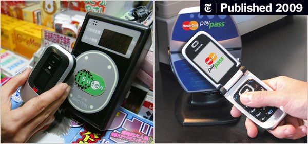Image for Cellphones as Credit Cards? Americans Must Wait