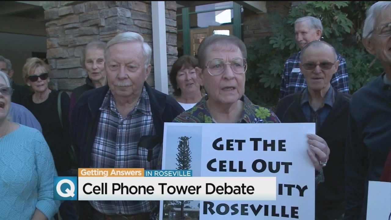 Image for Roseville CA Seniors Rallying Against Proposed Verizon Cellphone Tower [telecom] 