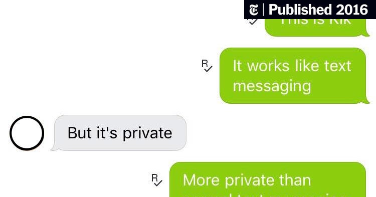 Image for Wildly Popular App Kik Offers Teenagers, and Predators, Anonymity [telecom] 
