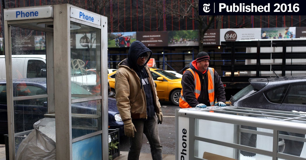 Image for And Then There Were Four: Phone Booths Saved on Upper West Side  Sidewalks 