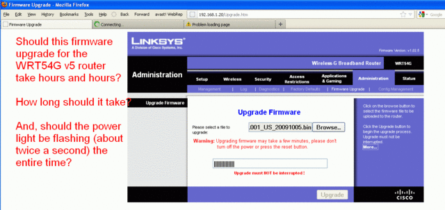 Image for Can an intruder remotely reset a Linksys WRT54G v5 router to default? 