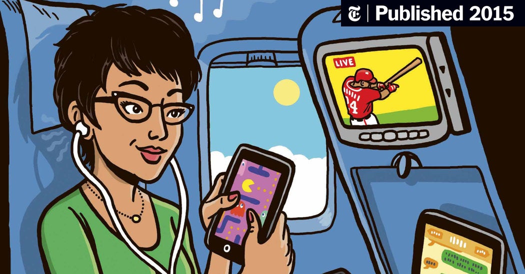 Image for Airlines Give In-Flight Entertainment Options an Update [telecom] 