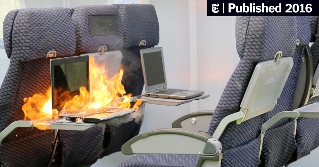 Image for As More Devices Board Planes, Travelers Are Playing With Fire [telecom] 