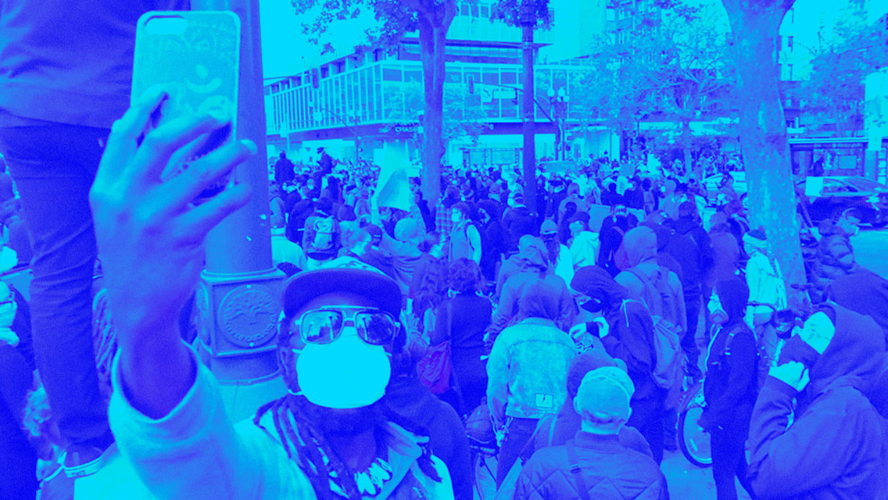 Image for How do I prepare my phone for a protest? [telecom] 