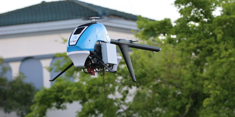 Image for An AT&T drone is now providing cellular service to people in Puerto Rico [telecom] 