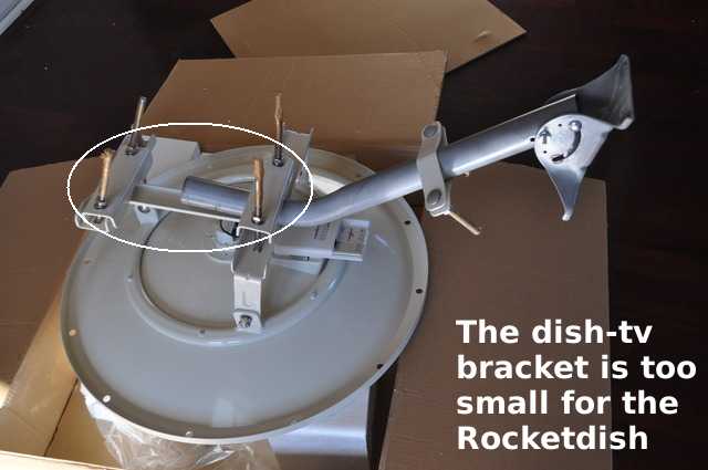Image for Home mounting of WiFi antenna - advice sought for a too-short antenna mast 