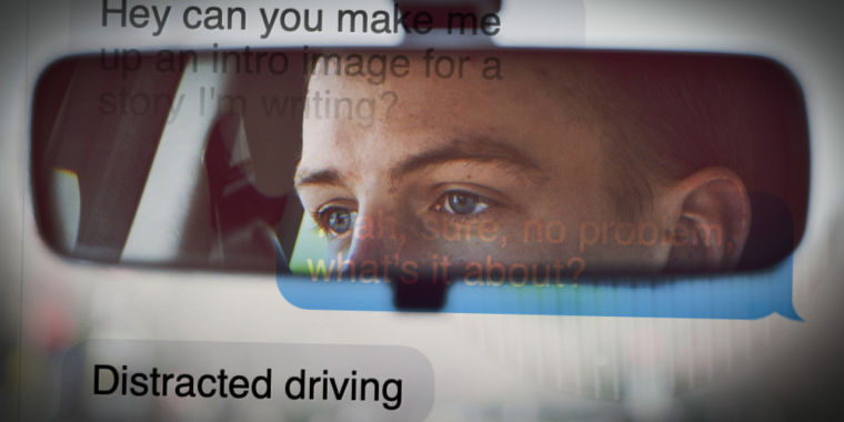 Image for Your eyes are the key to distracted driving, not your brain [telecom] 