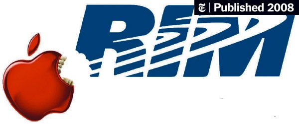 Image for BlackBerry's Quest: Fend Off the iPhone [Telecom]
