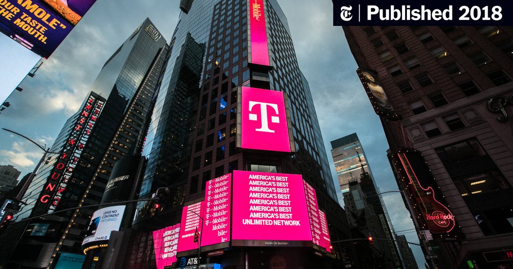 Image for Sprint and T-Mobile Agree to Merge, in Bid to Remake Wireless Market [telecom] 