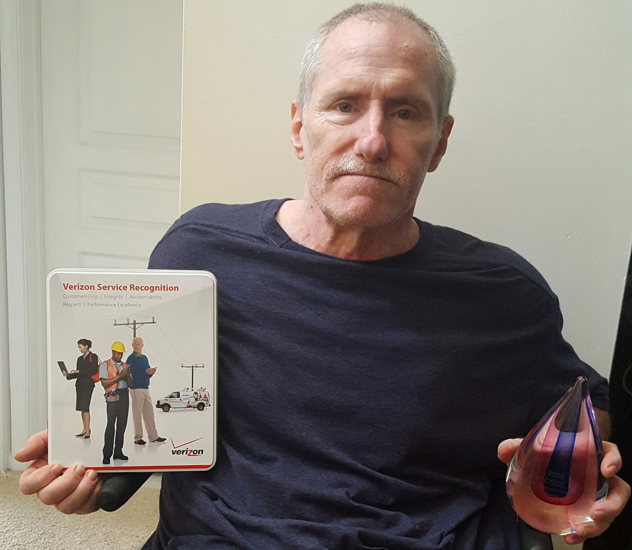 Image for Disabled man hired by Verizon says company fired him years later - for having disability [telecom] 