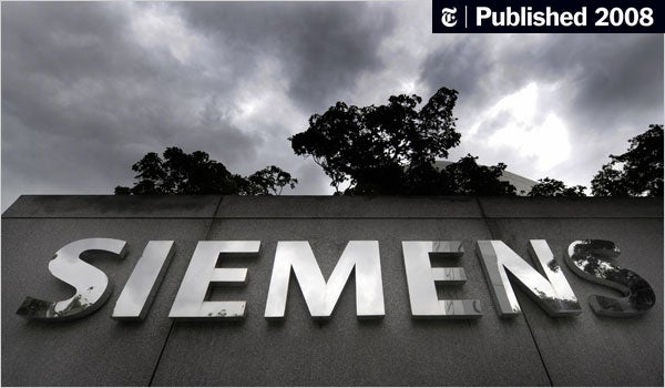 Image for At Siemens, Bribery Was Just a Line Item