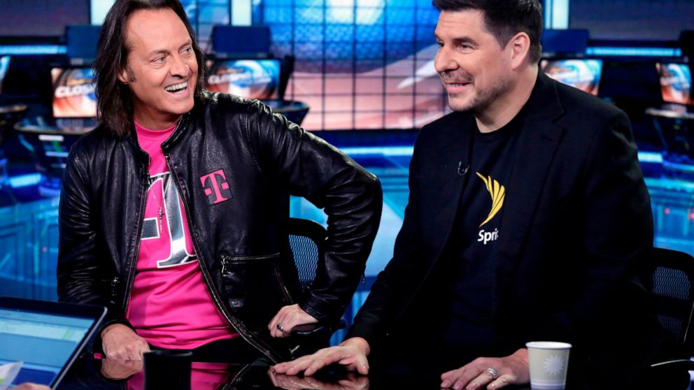 Image for The Latest: States sue to stop $26.5B Sprint-T-Mobile deal [telecom] 