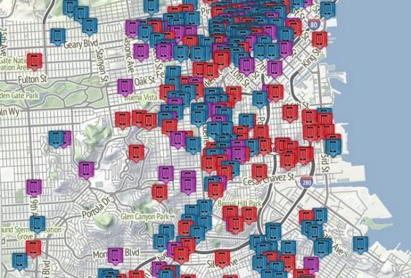 Image for Where, how and why smartphones are stolen in San Francisco CA [telecom] 