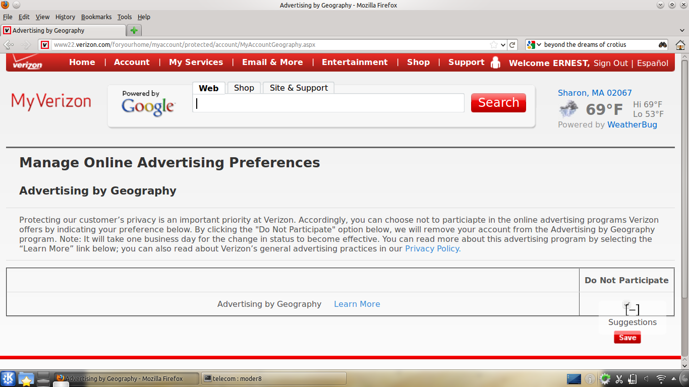 Image for Privacy alert: Verizon is now monitoring your mobile Web habits [telecom]