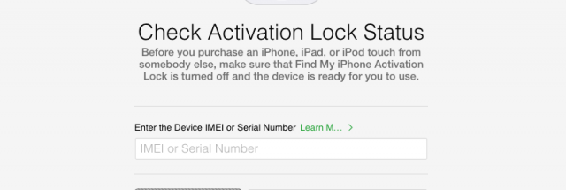 Image for Avoid buying locked iPhones with Apple's Activation Lock status page 