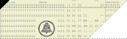 Image for punched card images [Telecom]