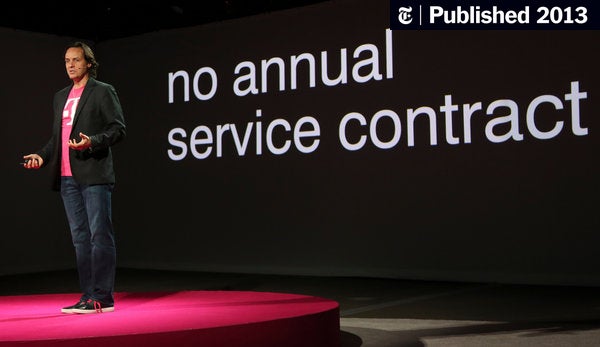 Image for [telecom]  T-Mobile Unveils Aggressive Phone Pricing With No Contracts 